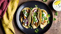 Shawarma Tacos With Garlic Sauce