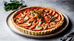 Shetland Smoked Salmon Tart