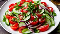 Shirazi Salad (armenian Cucumber And Tomato Salad)