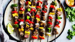 Shish Taouk (grilled Lamb Kebabs)