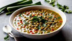 Shorbat Adas Bi Silq (lebanese Lentil And Swiss Chard Soup)