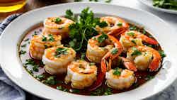 Shrimp Saganaki with Feta (Γαρίδες Σαγανάκι με Φέτα)