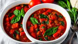 Shurpa (tangy Tomato And Spinach Stew)