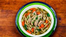 Silesian Chicken Noodle Soup (Rosół śląski)