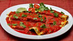 Sindhi Bhugal Mutton Enchiladas