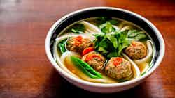 Sinigang Meatball Soup