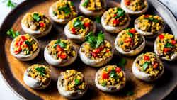 Skopje Style Stuffed Mushrooms (Скопски полнети габи)