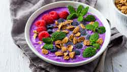 Skyr Berry Smoothie Bowl (Skyr berja smúði skál)