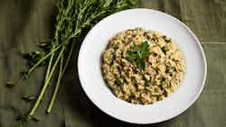 Slovenian Mushroom and Barley Risotto (Slovenska Gobova in Ječmenova Rižota)