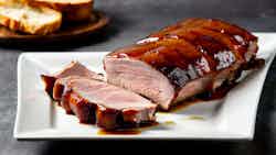Smoked Pork Ribs with Honey Glaze (Rūkytos kiaulienos šonkauliukai su medaus glajumi)
