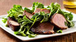 Smoked Pork With Mustard Greens