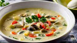 Sopa De Almejas Menorquina (minorcan Clam Chowder)