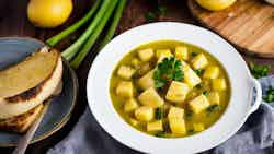 Sopa De Puerros Y Patatas A La Catalana (creamy Catalan-style Leek And Potato Soup)