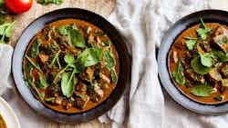 Sorrel Leaves Lamb Curry (gongura Mamsam)