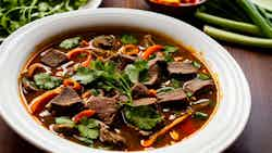 Soto Daging Pedas Madura (madurese Spicy Beef Soup)