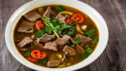 Soto Daging Santan (spiced Beef Soup With Coconut Milk)