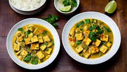 Soto Gulai Tahu Terong Pedas Santan (spicy Tofu And Eggplant Curry Soup With Coconut Milk)