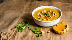 Soupe De Potiron Aux Arachides (pumpkin And Peanut Soup)