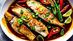 Sour And Spicy Terubok Fish (sarawakian Ikan Terubok Asam Pedas)