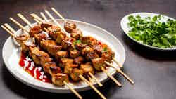 Spaisi Sikin Skewers (spicy Chicken Skewers)