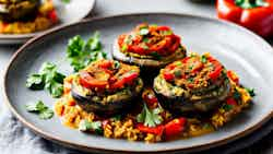 Spanish-inspired Stuffed Portobello Mushrooms