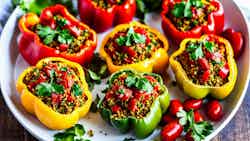 Spanish-style Stuffed Bell Peppers With Quinoa
