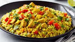 Spiced Chicken and Vegetable Couscous (Couscous de Poulet et de Légumes Épicé)