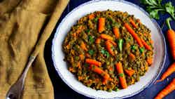 Spiced Lentil and Vegetable Pilaf (Mujaddara Bil-Khudar)