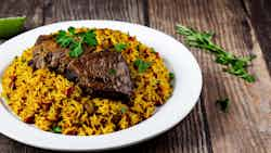 Spiced Rice With Lamb (yemeni Mandi Laham)