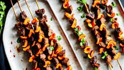 Spicy Beef Suya Skewers (Brochettes de Bœuf Suya Pimentées)