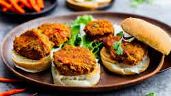 Spicy Chicken Rendang Sliders