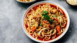 Spicy Chili Crab Noodles