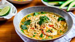 Spicy Coconut Noodle Soup (nyonya Laksa)