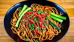 Spicy Cold Noodles (laphing)