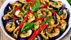 Spicy Crab And Eggplant Stir-fry