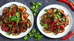 Spicy Fried Eggplant (Málà Qiézi)