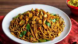 Spicy Fried Noodles With Indian Influence (mee Goreng Mamak)