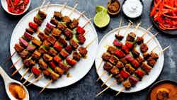 Spicy Goat Kebabs (Brochettes de Chèvre Épicées)