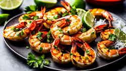 Spicy Grilled Prawns With Lime