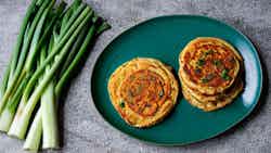 Spicy Kimchi Pancakes (김치전)
