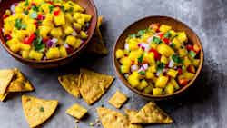 Spicy Mango Salsa With Seychelles-style Tortilla Chips