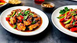 Spicy Szechuan Style Sweet and Sour Chicken (四川辣糖醋鸡)