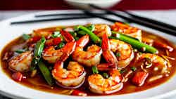 Spicy Szechuan Style Sweet and Sour Shrimp (四川辣糖醋虾)