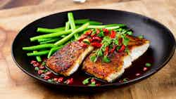 Spicy Tamarind Glazed Barramundi