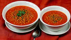 Spicy Tomato and Lentil Soup (Ash-e-Reshteh)