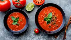 Spicy Tomato Rasam (ಟೊಮೇಟೊ ರಸಂ)