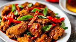 Spicy Wok-Fried Chicken (辣炒鸡)