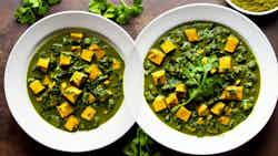 Spinach And Cottage Cheese Curry (punjabi Palak Paneer)