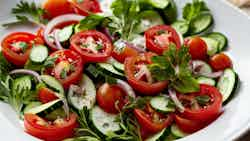 Spreewald Cucumber and Tomato Salad (Spreewälder Gurken und Tomaten Salat)