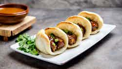 Steamed Buns With Bbq Pork Filling (siopao Asado)